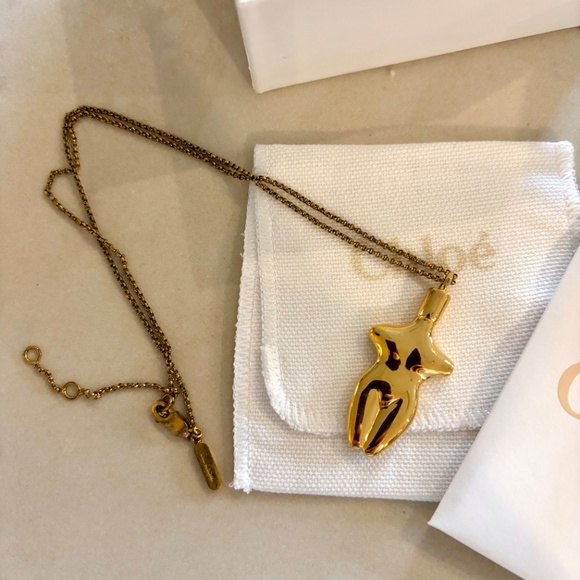 CHLOE “Femininities” Necklace chain and pendant - Picture 2 of 12